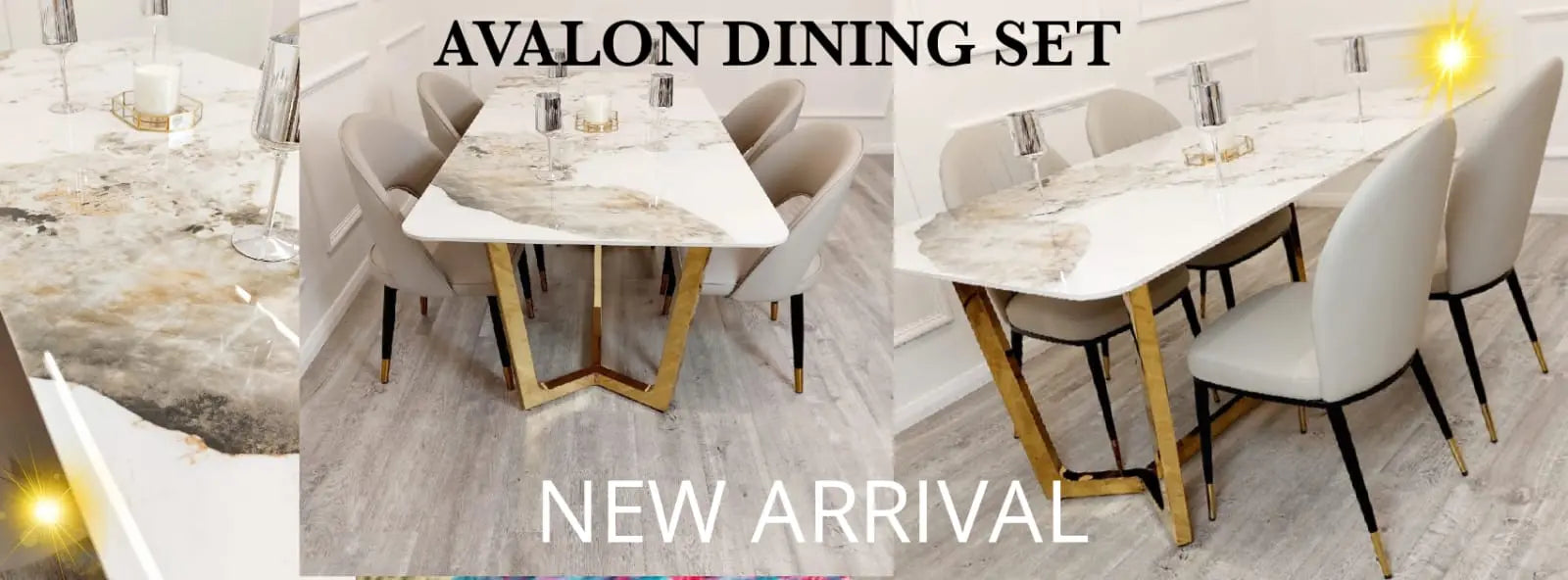 marblediningtableset marblediningtable velvetdiningchairs velvet furniture furnitureflip décor golddiningtable chromediningtable marbletop diningroom diningroomdecor diningroomideas