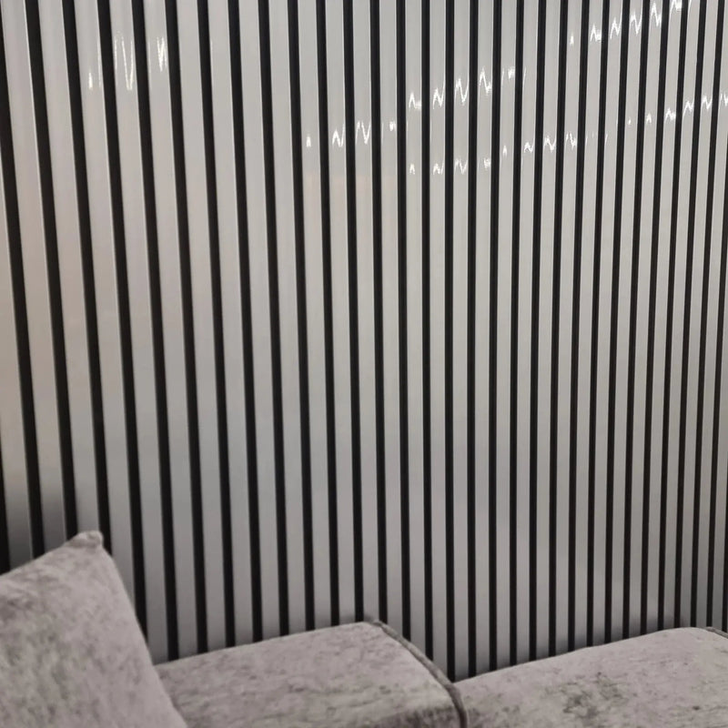 WPC Wood Effect Slatted Wall Panels F I INTERIORS