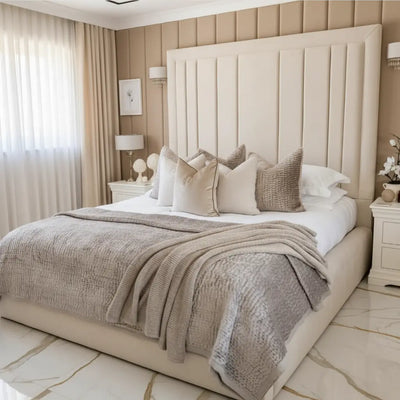 Ignite Plush Velvet Bed – Bespoke Handcrafted Bedstead (Made in the UK) FIL