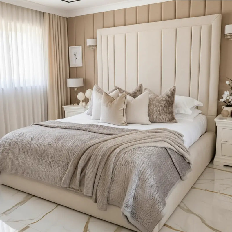 Ignite Plush Velvet Bed – Bespoke Handcrafted Bedstead (Made in the UK) FIL