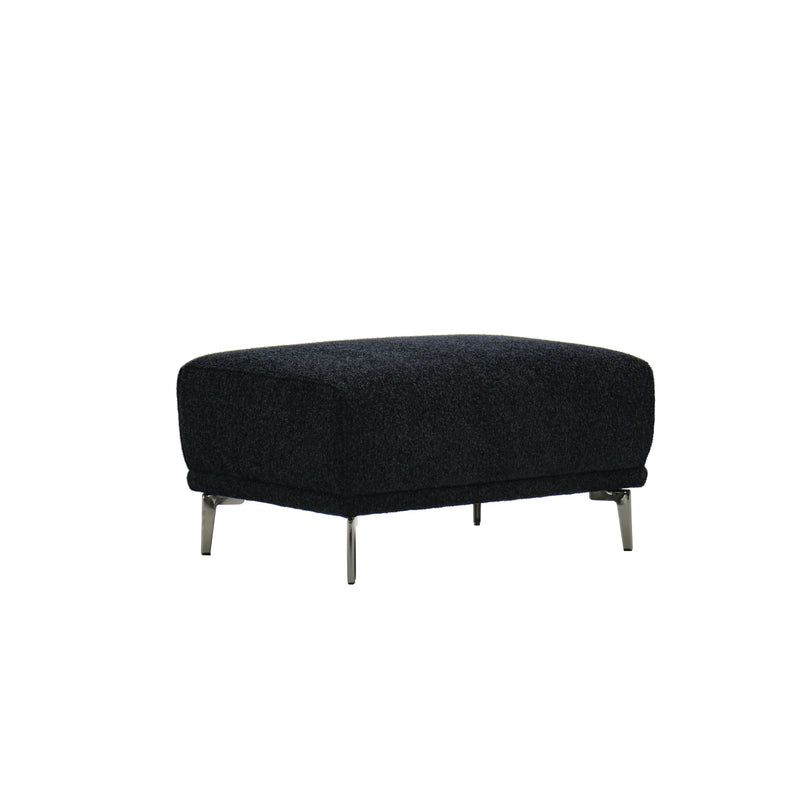 Aluxo Albany Sofa Range in Black Lux Boucle Fabric