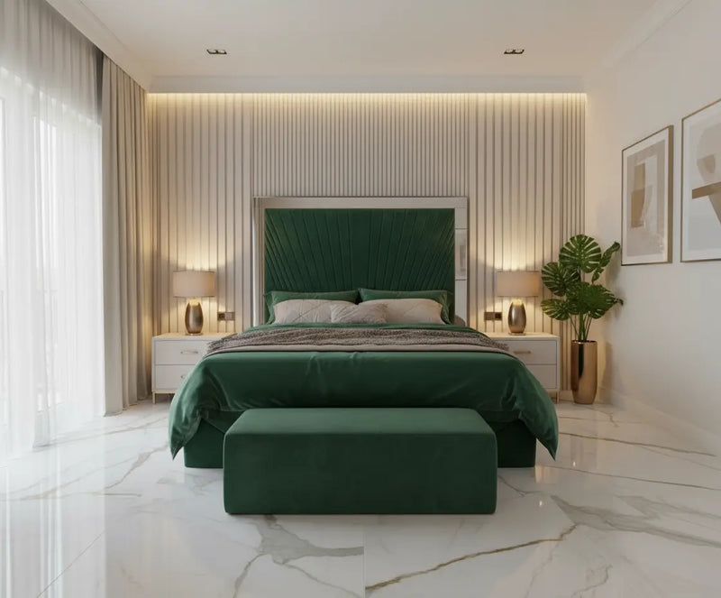 Nova Mirrored Bed Frame – Bespoke Handmade Design F I L