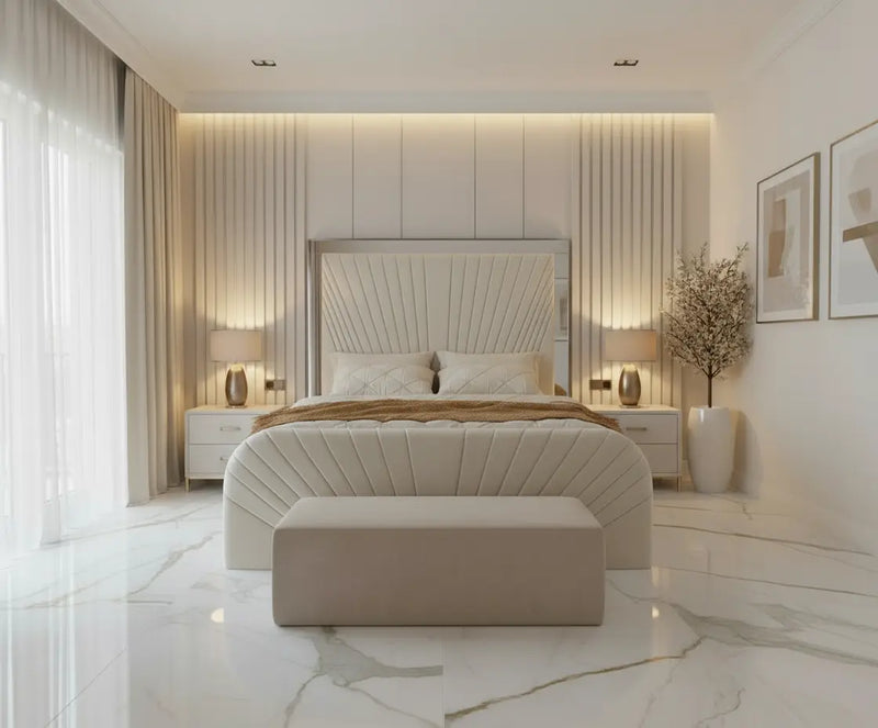 Nova Mirrored Bed Frame – Bespoke Handmade Design F I L