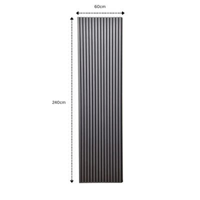 Acoustic Wood Slatted Wall Panels - Light Oak