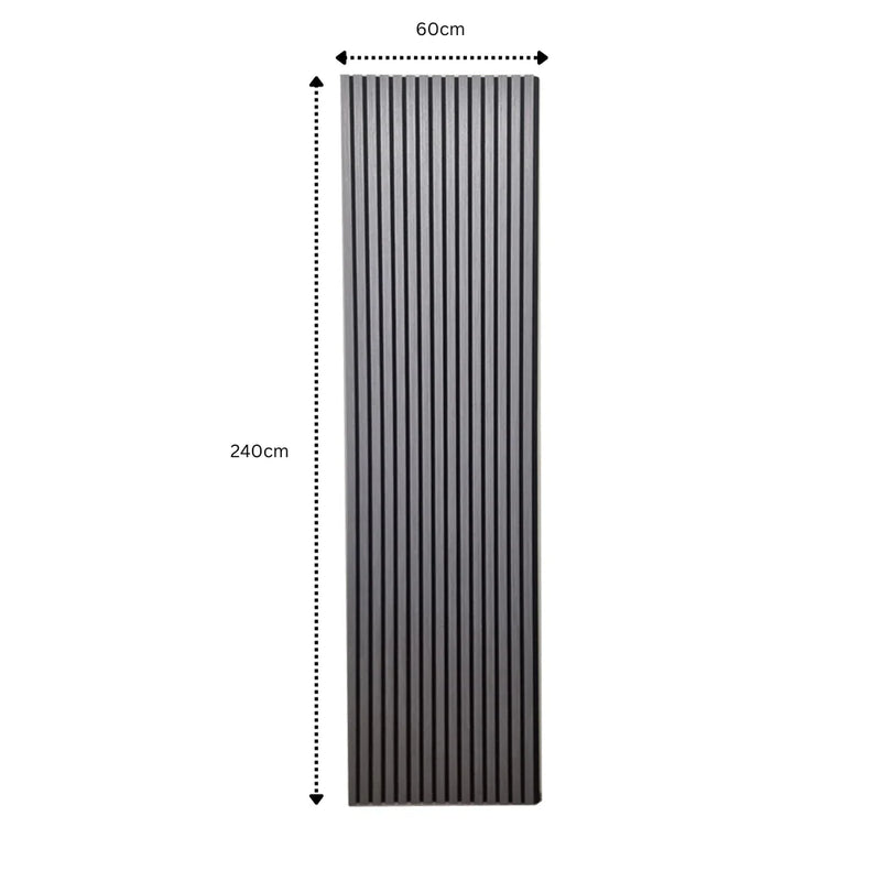 Acoustic Wood Slatted Wall Panels - Light Oak