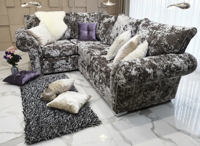 Balmein Exclusive Crushed Velvet Sofa Range f i interiors