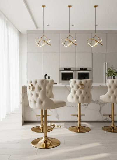 Victoria Barstool Ring Knocker F I INTERIORS