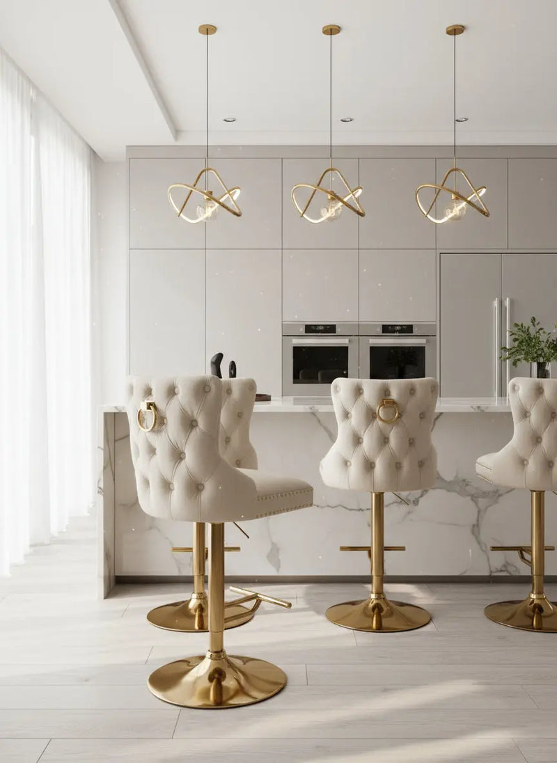 Victoria Barstool Ring Knocker F I INTERIORS