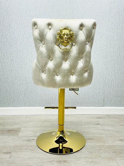 Victoria Barstool Lion Knocker F I INTERIORS