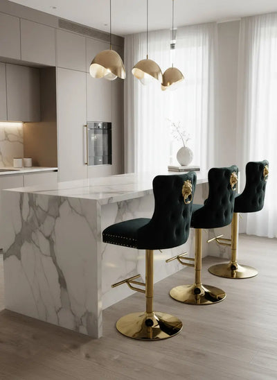 Victoria Barstool Lion Knocker F I INTERIORS