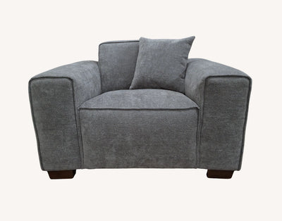 Aluxo Dakota Sofa Range in Charcoal Boucle