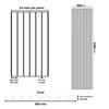 Flexible Wall Panels - 240cm x 60cm (2 pack)