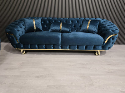 Bvlgari Special 3+2 Seater Sofa In Plush Velvet
