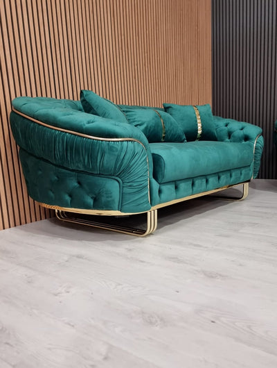 Ambassador Special 3+2 Seater Sofa In Plush Velvet