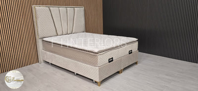 Chelsea Bedframe King-size Champagne Velvet