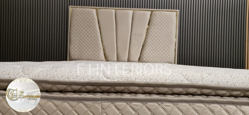 Chelsea Bedframe King-size Champagne Velvet