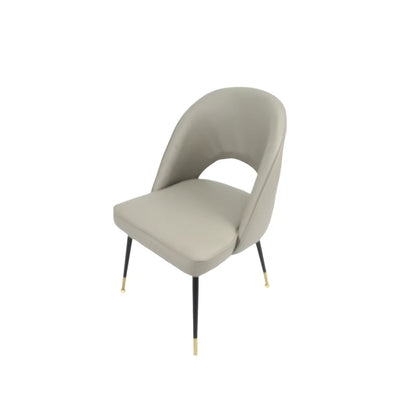 Venice Pu Grey Dining Chair - Set Of 2