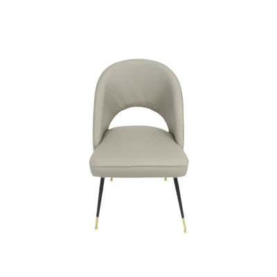 Venice Pu Grey Dining Chair - Set Of 2
