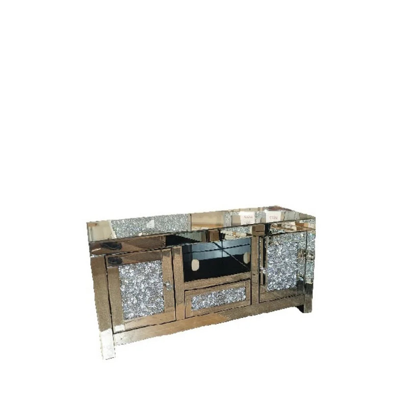 Roma Crushed Diamond TV Unit – Available in 120cm & 150cm