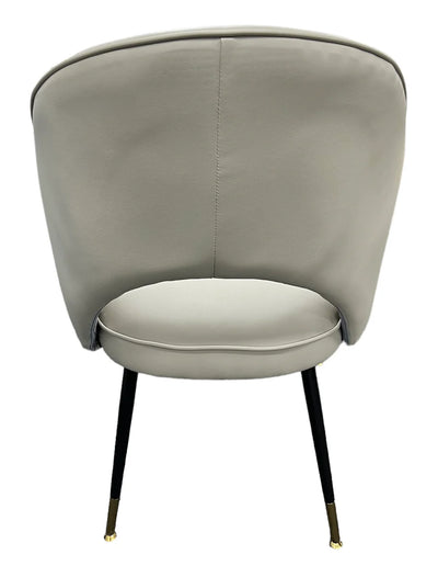 Venice Pu Grey Dining Chair - Set Of 2