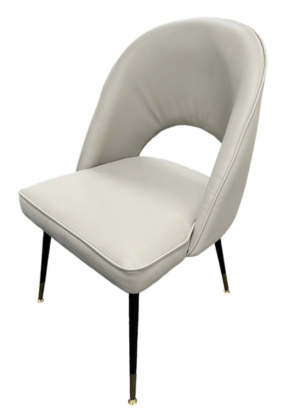 Venice Pu Grey Dining Chair - Set Of 2