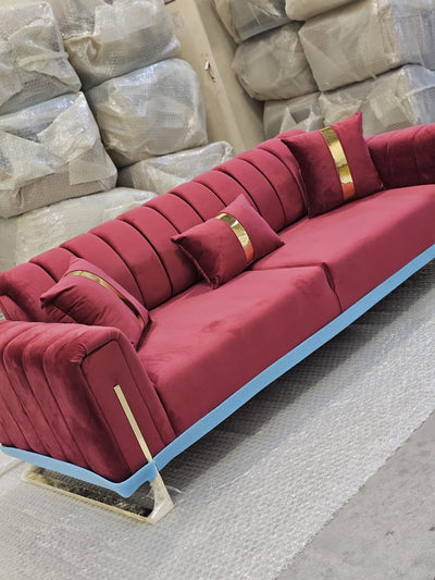 Scarlet Sofa Range Plush Velvet 3+2 - Choose Combination