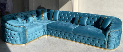 Ambassador Corner Sofa Range Plush Velvet