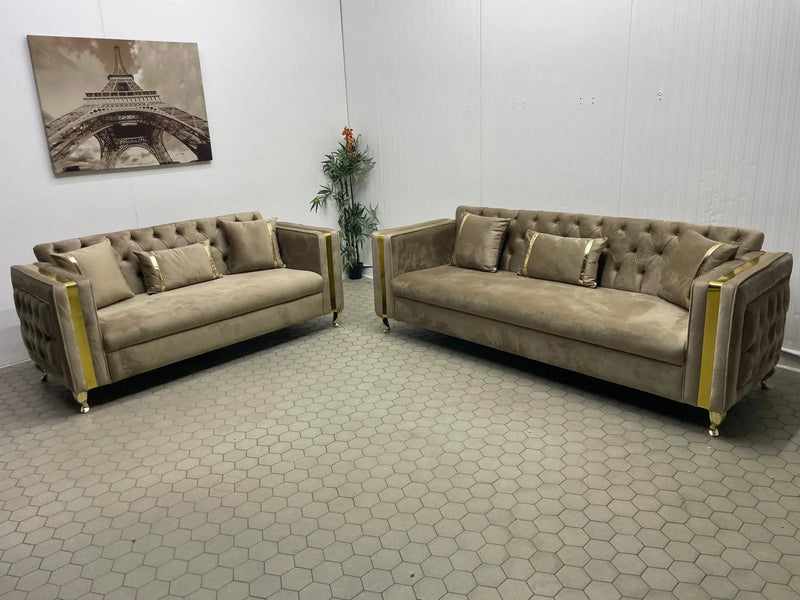 Harrington 3+2 Seater Plush Velvet Sofa Range