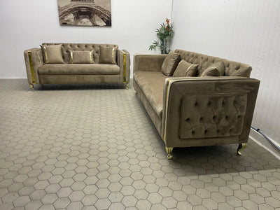 Harrington 3+2 Seater Plush Velvet Sofa Range