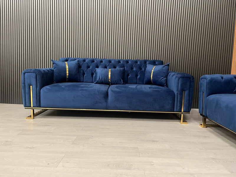 Genova Sofa 3+2 Range Plush Velvet - Choose Combination