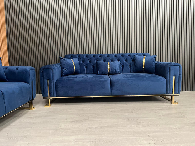 Genova Sofa 3+2 Range Plush Velvet - Choose Combination