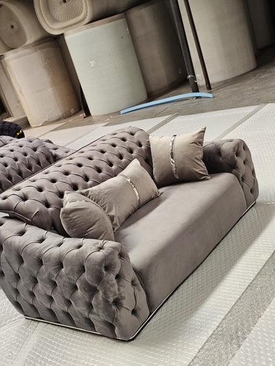 Avani 3+2 Seater Plush Velvet Sofa Range