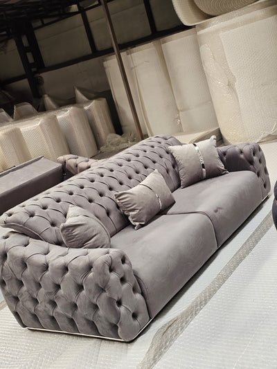 Avani 3+2 Seater Plush Velvet Sofa Range