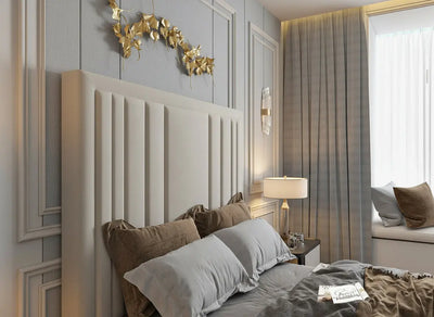 Riva Upholstered Soft Velvet Phonematic Tv Bespoke Bed Frame FI INTERIORS