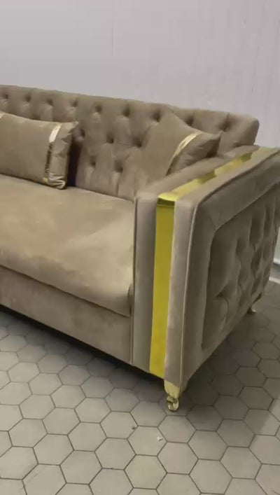 Harrington 3+2 Seater Plush Velvet Sofa Range