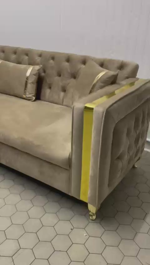 Harrington 3+2 Seater Plush Velvet Sofa Range