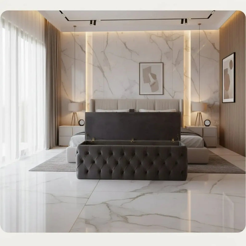 Ottoman Storage Box Full Chesterfield FIL