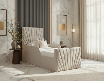 Dream Toddler Bedframe in Plush Velvet – Handcrafted Bespoke Design LUXE DECORS