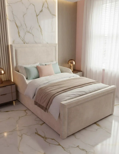 Starlight Toddler Bedframe in Plush Velvet – Handcrafted UK Design LUXE DECORS