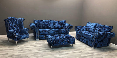 Duresta Lustro Crushed Velvet Sofa Range