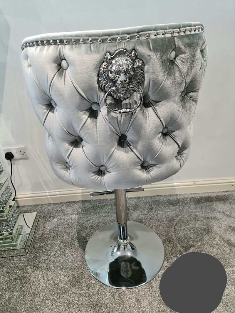 Valentino Barstools - New Colours Blue Mustard Silver Pewter