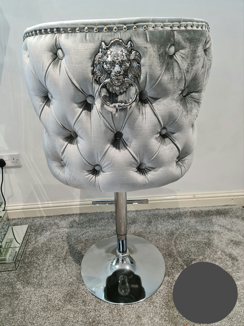 Valentino Barstools - New Colours Blue Mustard Silver Pewter