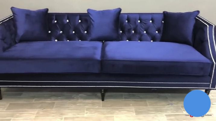 Belvadere French Velvet Sofa Range