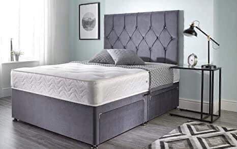 DIAMOND STYLE DIVAN BED WITH/WITHOUT DRAWS