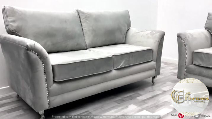 Abbey Velvet Sofa Range