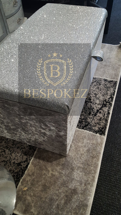 Glitter Ottoman Box