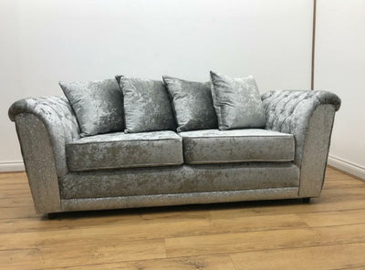 Rachel Glitter Crushed Velvet Sofa Range