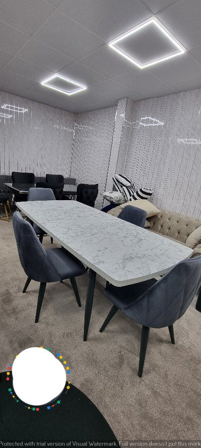 IRMAK EXTENDED DINING TABLE SET SALE