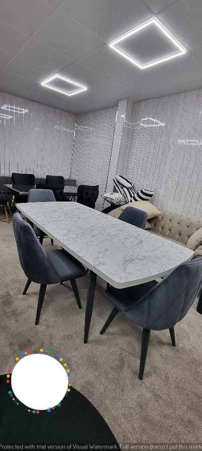 IRMAK EXTENDED DINING TABLE SET SALE
