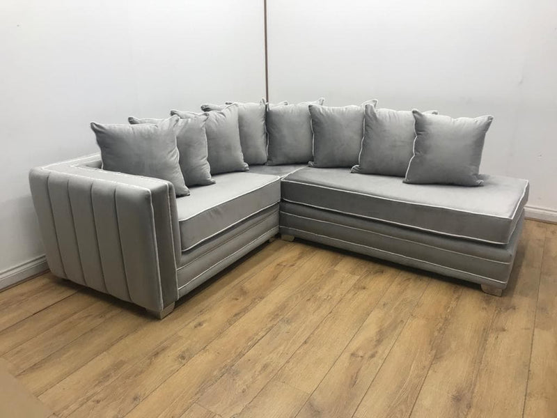Louisiana Velvet Chaise Sofa Range